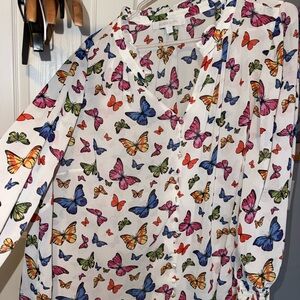 Sugarlips Multicolor Butterfly Top